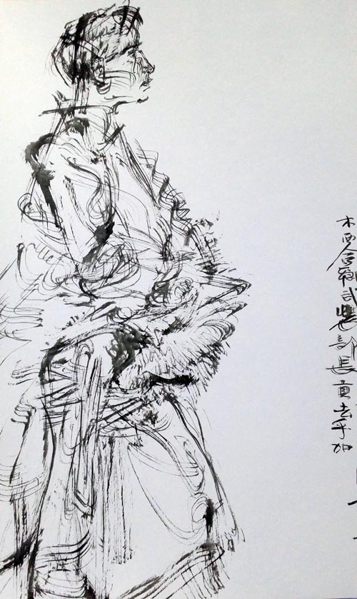 任惠中《甘南藏区写生》现场及作品欣赏