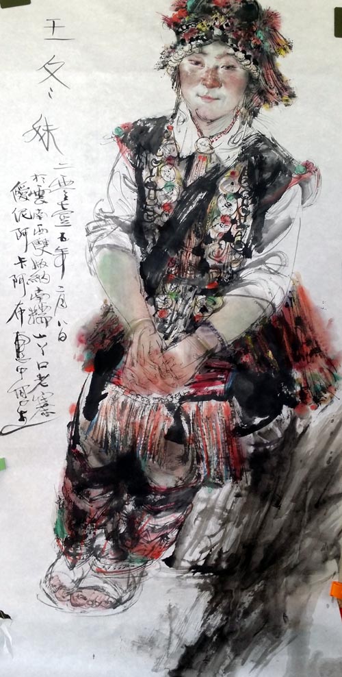 任惠中2015西双版纳写生作品欣赏
