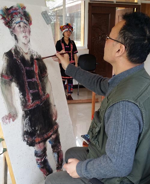 任惠中2015西双版纳写生作品欣赏