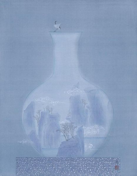 牛文娟《他山之石—寂》68cm×70cm