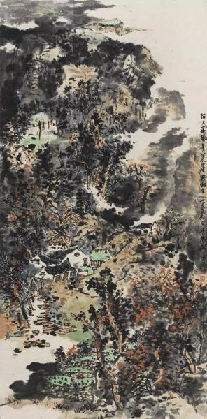 《陌上东风早》 200x97cm 2015年