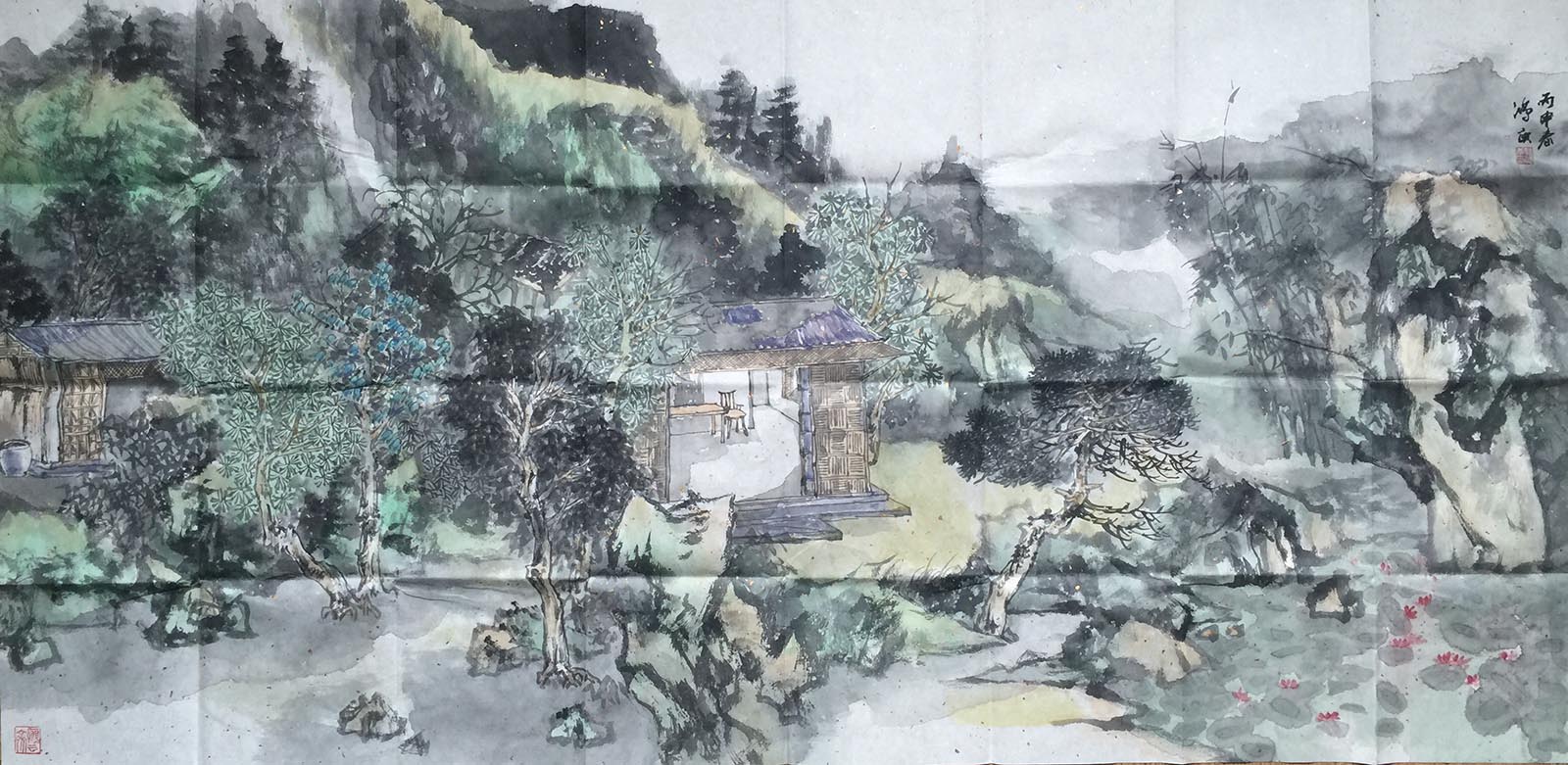 孙鸿庚《山水》