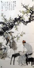 作品听琴图