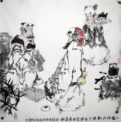作品对弈图