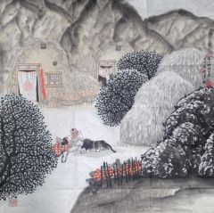作品塞上书娃