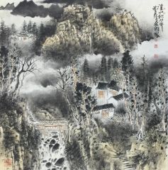 作品溪山积翠