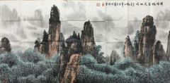 作品群峰塊然天地间