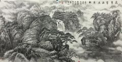 作品泉声带雨出溪林