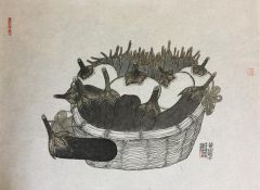 巴秋作品黄山茄子
