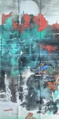 作品泼墨山水