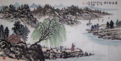 作品携酒访友