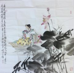 作品荷花罗裙一色裁