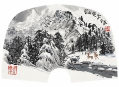 作品圣山晓雪