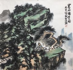 作品嵩山论道图