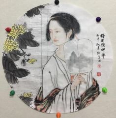 作品时菊独研华