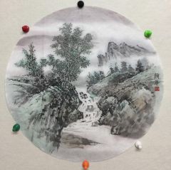 作品清山流水