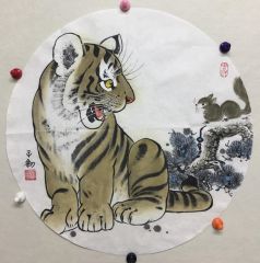 崔子剑作品虎
