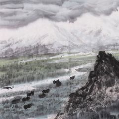作品雪域风情