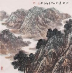 李百战作品路南远望