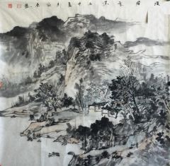 作品溪岸云深