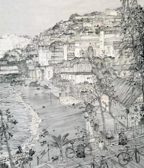 南象北相——林容生,方向,丘挺山水画展