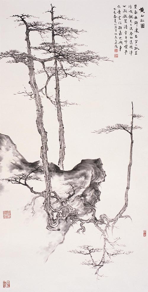 黄山松图2015年68x136cm.jpg