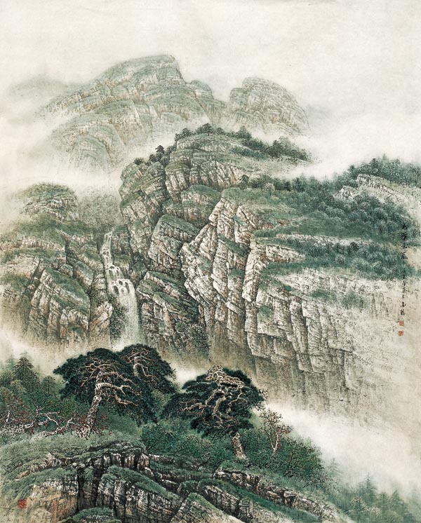 先后多次参加国内国外重要展览并屡次获奖,出版有《赵金鹤山水扇画》