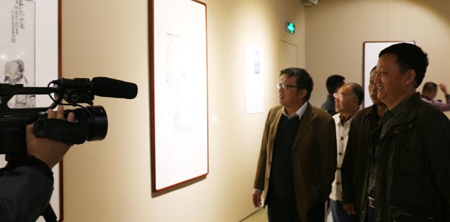 平安秦皇岛中国书画名家邀请展在秦皇美术馆隆重开幕