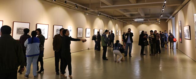 平安秦皇岛中国书画名家邀请展在秦皇美术馆隆重开幕
