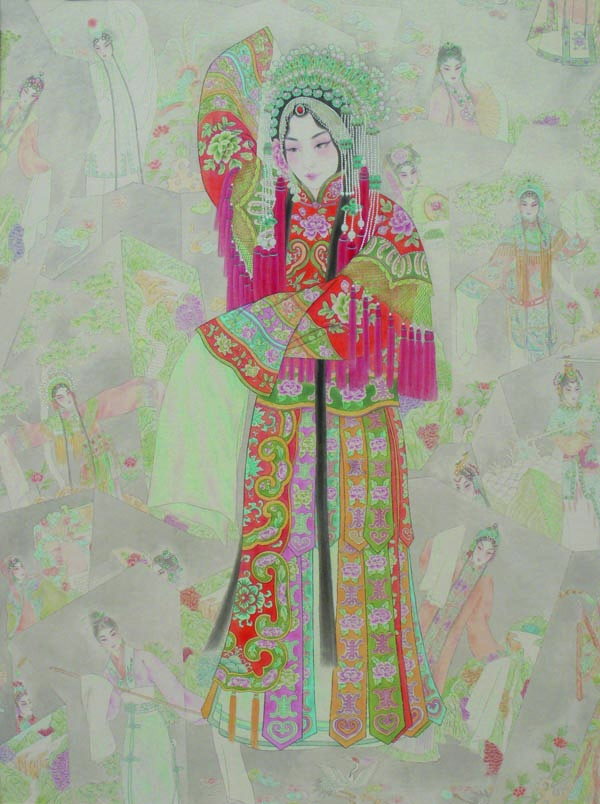 《青衣——向梅兰芳大师致敬》（112X86）曹海梅.jpg