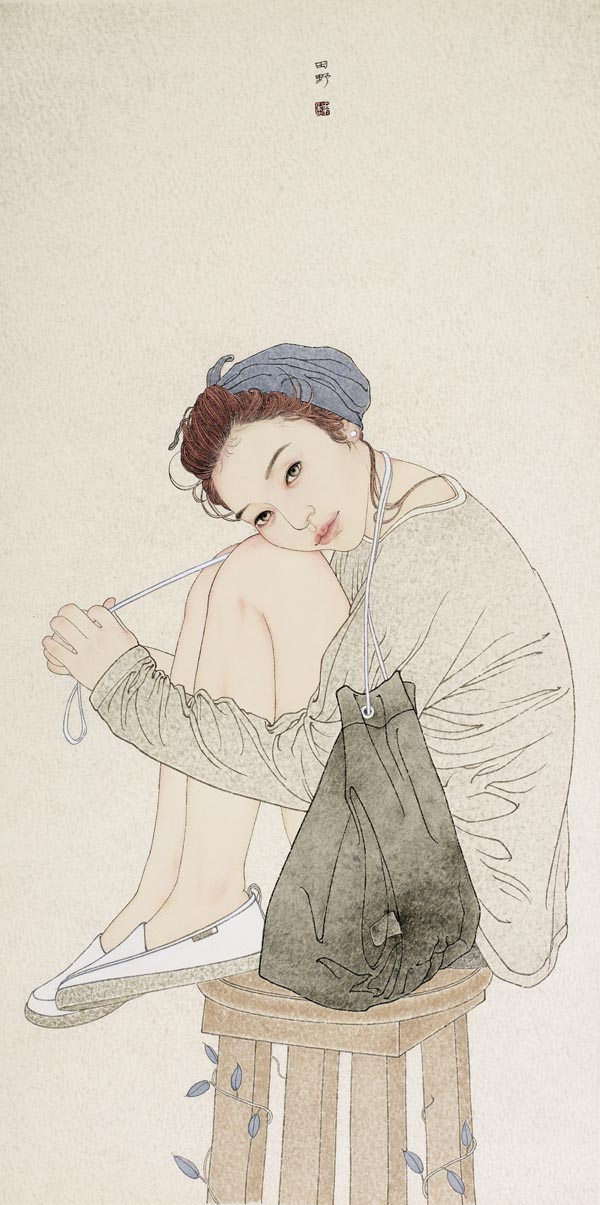 片段系列之四 纸本设色 67cm130cm 2014.jpg
