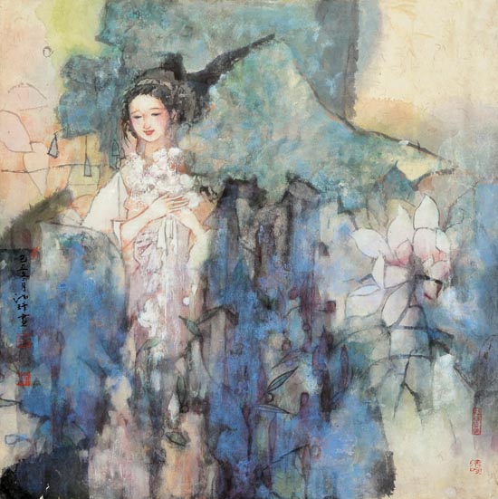 清荷 2009年作 69x69cm 副本.jpg