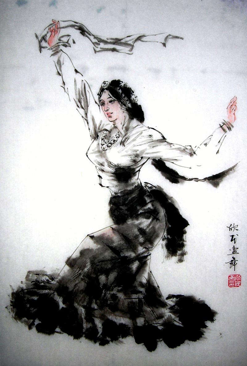> 藏族舞蹈