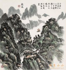 龙瑞作品江南山色