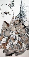 张立奎作品得财图
