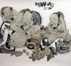 张立奎作品醉酒图