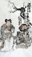 张立奎作品水浒人物-矮脚虎王瑛