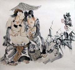 张立奎作品归渔图