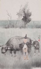 戴顺智作品牧牛图