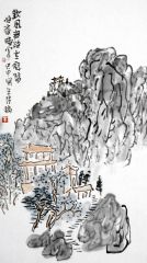 李晓军作品斜阳晚照