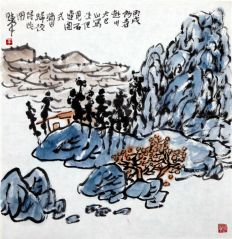 李晓军作品巴中即景
