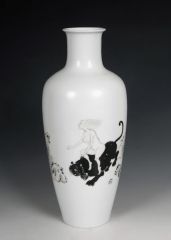 李晓军作品画瓷作品