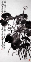 李晓军作品墨荷