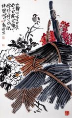 李晓军作品幽谷鸣雀