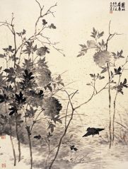 周逢俊作品园林春暮