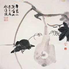 周逢俊作品吾家小院有此景