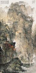 周逢俊作品登峰兴题秋