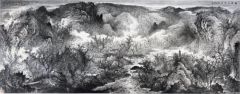 周逢俊作品新安江雾雨