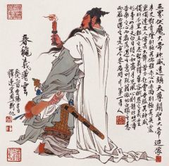 周一新作品关公