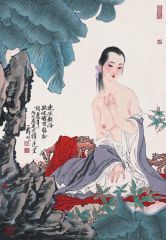 周一新作品晚凉新浴